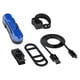 thumbnail image 3 of Lámpara trasera DYNWAVEMX para bicicleta a prueba de lluvia luz portátil azul, 3 of 8
