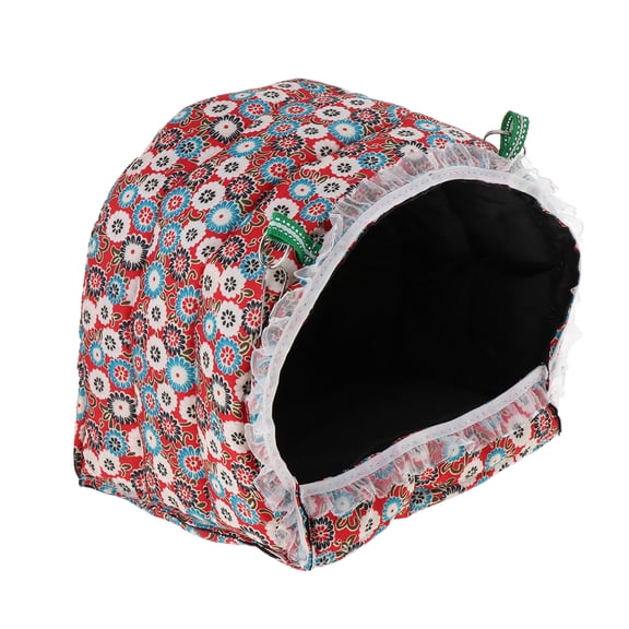 Peque?a mascota Invierno cálido Hamster Conejo Conejillo de Indias Hamster House Bed M SM SunniMix Pet Hamster Cotton Nest