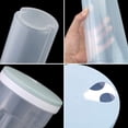 thumbnail image 3 of 2 Pcs 2L Tall Clear Spaghetti Pasta Storage Container with Adjustable Lid,Multi-Purpose Plastic Kitchen Food Storage Jar, 3 of 7