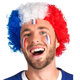 thumbnail image 4 of Peluca Para Adultos Aficionados De Futbol Soccer Azul-Blanco-Rojo, 4 of 5