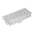 thumbnail image 2 of Graflsoa Premium 430 Stainless Steel BBQ Smoker Box, 8.7"x3.5"x1.6" Multi-Hole Design Smoker Box for Wood Chips, Heat-Resistant Rustproof Reusable Grill Accessory to Add Rich Smoky Flavor to Meats, 2 of 6
