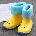 thumbnail image 2 of Botas de lluvia de goma impermeables para niños pequeños - para 2,5 años, como se describe Oso amarillo por Zulema Botas de lluvia de Wellies, 2 of 8