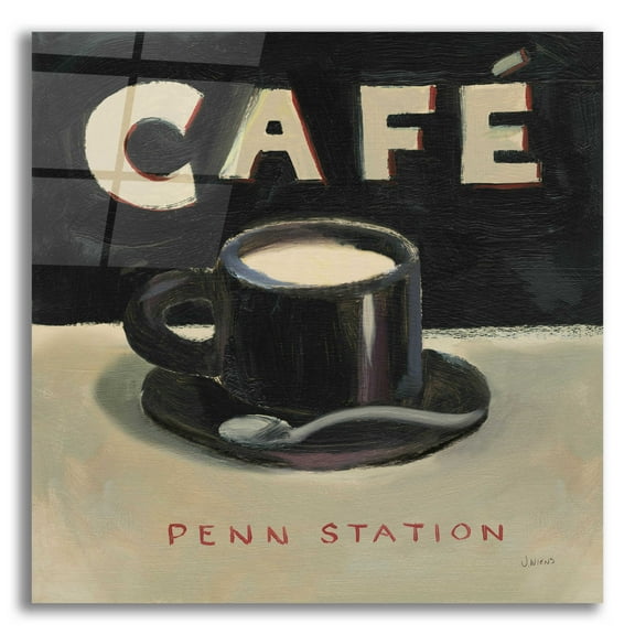 Epic Art 'Coffee Spot I' by James Wiens, Acrylic Glass Wall Art, 12"x12"