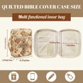 thumbnail image 7 of ZUXONGSY Brown Rose Cross Print Bible Cover Case for Women Large Bible Holder Sturdy Journal Case with Handle ChuZU Bag for Book Lover, 7 of 7