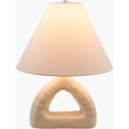 thumbnail image 5 of Livabliss Table Lamps, 19" Nordeste Traditional Bedside Nightstand Table Lamp for Bedroom Living Room Office, White Body with White Shade (19"H x 15"W x 15"D), 5 of 6