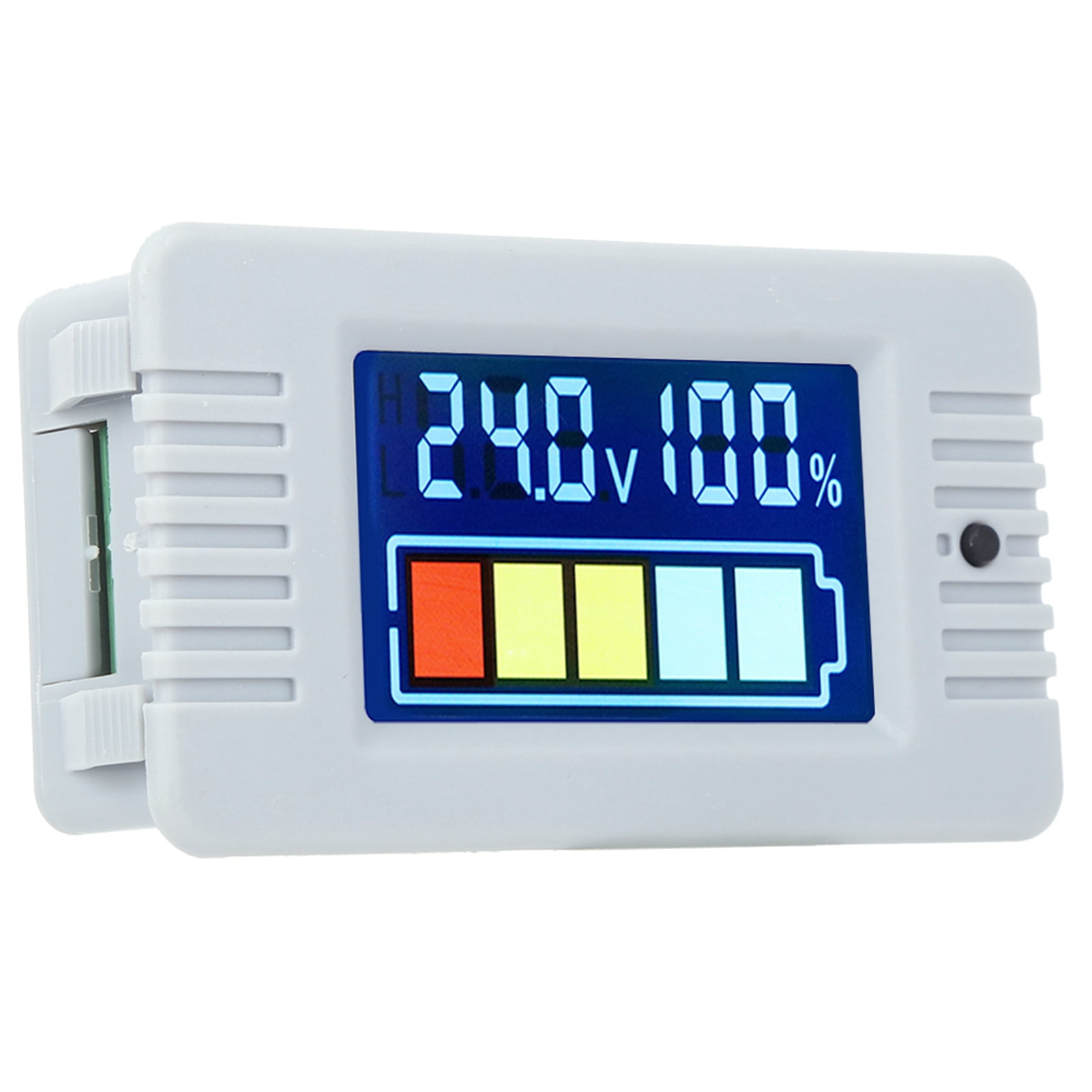 Digital Voltmeter, Battery Power Meter Battery Capacity Indicator, For