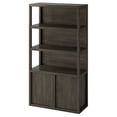thumbnail image 3 of Savin 67.5" Tall Rectangular Bookcase in Alder Brown, 3 of 5