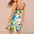 thumbnail image 2 of Bright Floral Summer Pattern Design Summer Dresses For Women A-line Dress Sleeveless Dress, 2 of 6
