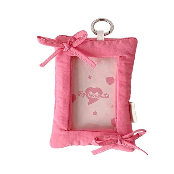 Photocard Holder Korean Popular Photo Card Holder with Keychains Identity Cards Holders Keychain Student Card Sleeve