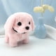 thumbnail image 2 of Electronic Plush Toys Puppy-Walking, Barking, Tail Wagging, Stretching Companion Animal for Kids Toddlers（Collar Labrador Retriever Pink）, 2 of 5