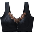 thumbnail image 4 of MEICHEN Womens Front Closure Wireless Bras Padded Full Coverage Comfort Everyday Bralettes Seamless Underwear, 4 of 4