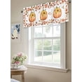 thumbnail image 4 of Sunflower Sunflower Valances for Windows Eucalyptus Leaf Rose Fall Thanksgiving Kitchen Valance Curtain Rod Pocket Small Curtains for Cafe Bathroom Laundry Basement 42" x 18", 4 of 8