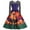 a-Orange, variant on TJAZFJPA Beach Dresses Women Dress Lace Long Sleeve Round Neck Ladies Evening Party Prom Vintage Dress Gala Dresses for Women Elegant Club Dresses for Women