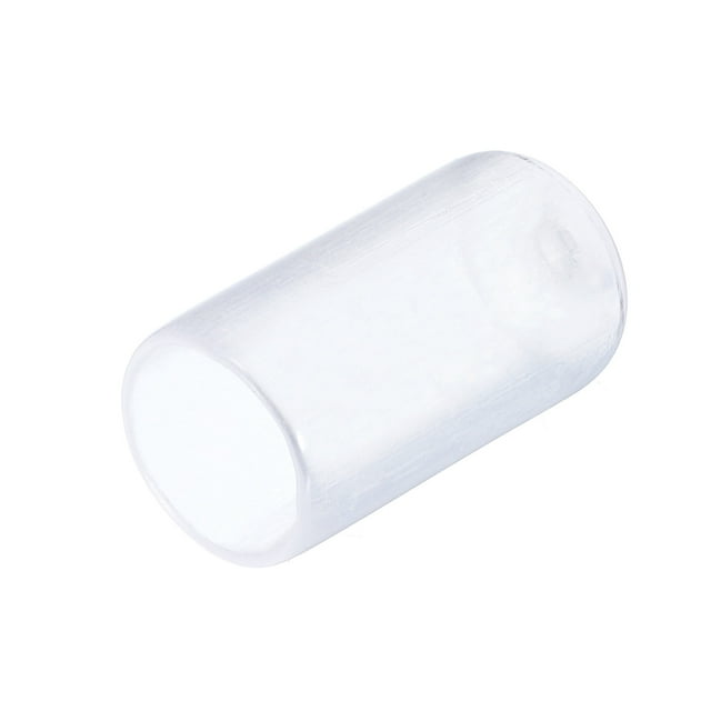 80Pcs Tapones de goma de 9.5mm (3/8") Cubierta redonda de vinilo Protectores de rosca transparente