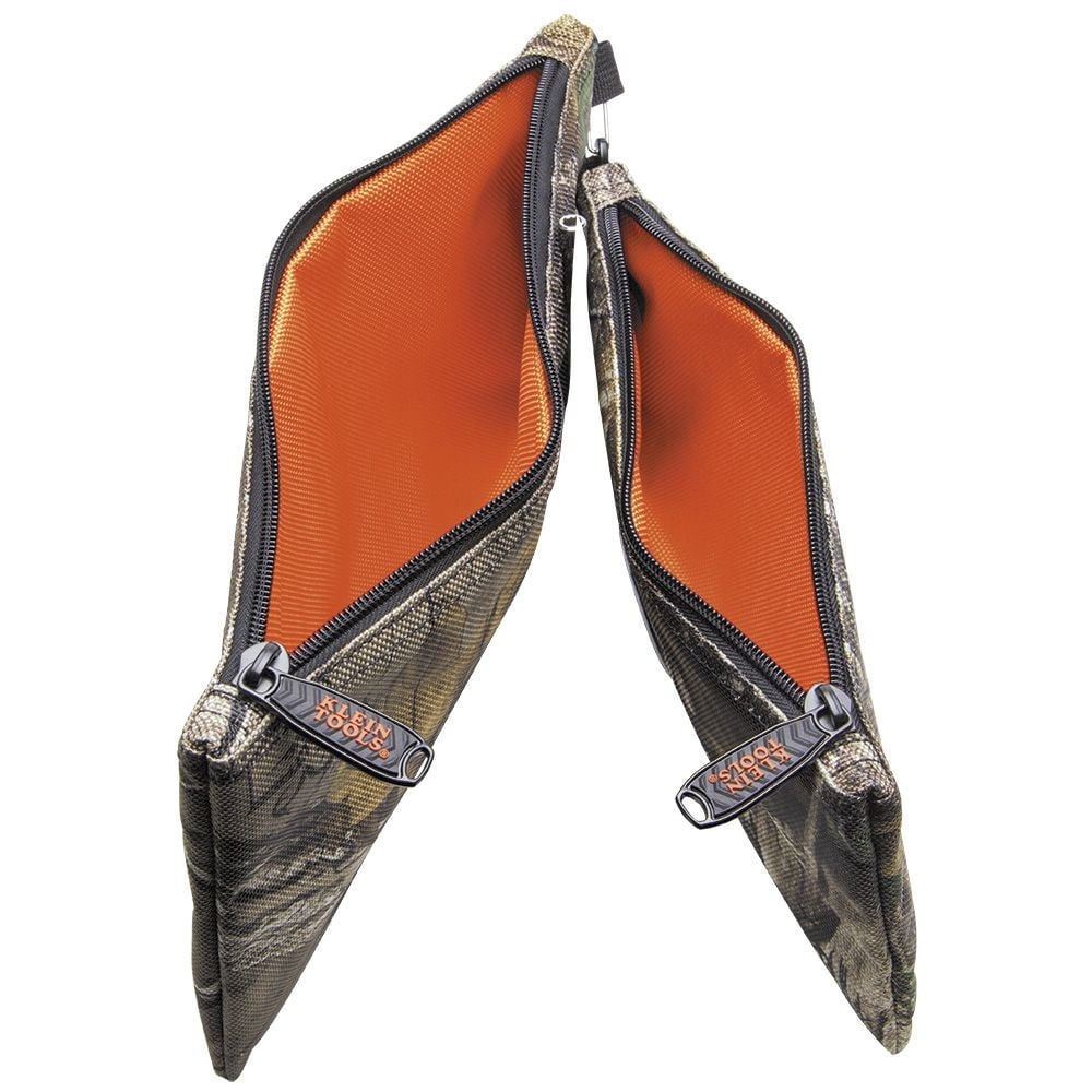 Klein Tools 55560 Camo Zipper Bags, 2-Pack