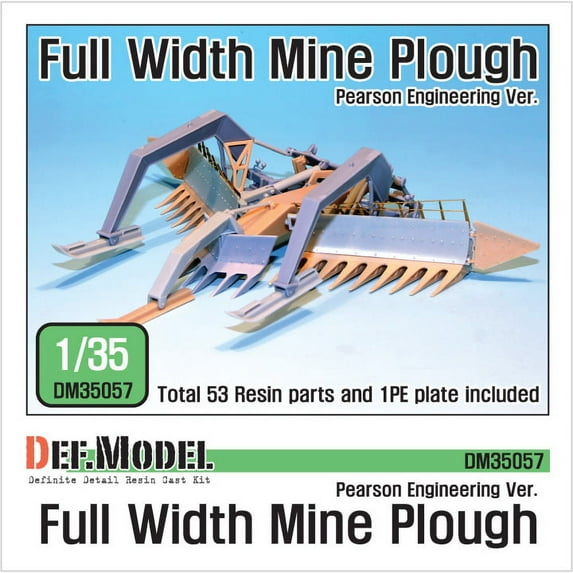 DEF Model 1:35 Mine Plough Pearson Engineering Ver. Kit - Resin #DM35057