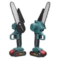 thumbnail image 1 of Motosierra 21V 6 Pulgadas Sierras De Poda Eléctricas Portátiles Recargable Pequeña Motosierra Para Dividir Madera Herramienta De Carpintería Con Una Sola Mano Para Jardín, 1 of 7