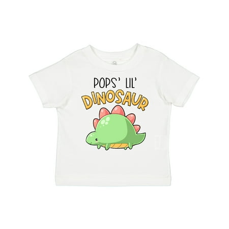 

Inktastic Pops Lil Dinosaur with Cute Stegosaurus Gift Toddler Boy or Toddler Girl T-Shirt