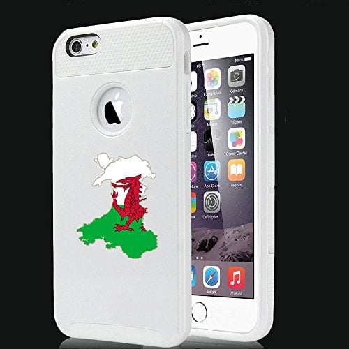 Apple iPhone 6 Plus 6s Plus Shockproof Impact Hard Case Cover Wales Welsh Flag...