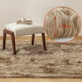 thumbnail image 4 of Jingle bears Faux Fur Rug 3x5 Area Rug Washable Light Brown Fluffy Shag Rug Furry Rug for Living Room Bedroom Kids Room Rectangle, 4 of 6