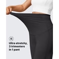 thumbnail image 3 of G4Free BareFeel Maternity Bermuda Shorts Over The Belly Loose Wide Leg Pregnancy Shorts Casual Work, 3 of 8