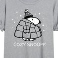 thumbnail image 3 of Peanuts - Cozy Snoopy - Juniors Ideal Flowy Muscle T-Shirt, 3 of 6
