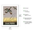 thumbnail image 2 of Game Birds - Canadian Pacific Railway - Vintage Railroad Travel Poster by Thomas (Tom) Hall c.1941 - Bamboo Fine Art 290gsm Paper (Unframed) 17x22in, 2 of 4