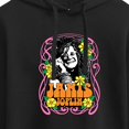 thumbnail image 3 of Janis Joplin - Flowers - Juniors Cropped Pullover Hoodie, 3 of 5