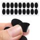 thumbnail image 3 of 4 Paquetes Juego de Almohadillas de Esponja de Repuesto Universales para Ciclismo Kit de Cojines de Casco para Bicicleta Ciclismo Casco de Motocicleta, Negro, 3 of 5