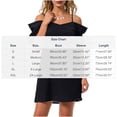 thumbnail image 3 of Ruimatai Women's Dress Casual Off Shoulder Sleeveless Mini Dress with Solid Color, Stylish and Comfortable Polyester for Daily Wear, 3 of 5
