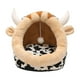 thumbnail image 1 of Cama para gatos, caseta para perros, cama para dormir para perros, nido para gatos, portátil, cálida para invierno, para gatos Vaca, 1 of 9