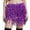 Purple, variant on Belly Dance Skirt With Sequins And Fringe For Stage Performances Parties Elegant Scarf For Dance Practice Events