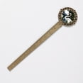 thumbnail image 2 of Swans Book Accessories: Lace Bookmark in Antique Bronze - a Gift for Readers and Book Lovers, 2 of 5