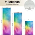 thumbnail image 4 of Rainbow Tie Dye Swirl Pattern Kitchen Rugs Sets Of 3,Kitchen Runner Rugs Non Skid Washable,Decorative Kitchen Floor Mats for Kitchen,Sink,Laundry,17"x30"+ 17"x47" + 17"x59", 4 of 6