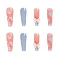 thumbnail image 4 of 24 Pcs Press on Nails Coffin for Women, Extra Long Fake Nails Glue on Nails, False Nails with Glue, 4 of 4