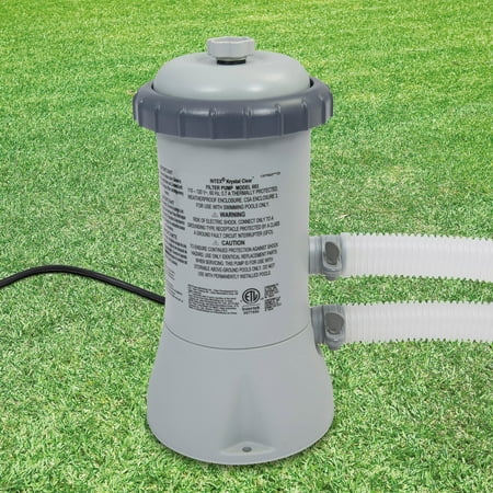 ground above 10ft 30in intex swimming pump filter pool frame round metal