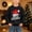 Black, variant on Family Christmas Sweatshirts Mom Dad Kids Long Sleeve Fleece Tops Xmas Print Crewneck Pullover Top S-XXL,Black