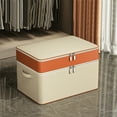 thumbnail image 6 of Xuniizn Cube Storage Organizer, Shelf Unit with Fabric Storage Bins - Modular Cube Storage & Collapsible Storage Cubes for Home Organization, Closet, Office, Nursery, Oxford Cloth, Beige, 6 of 7