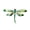 Green, variant on 1pcs Vintage Enamel Dragonfly Brooch, Elegant Insect Pin for Women's Coat