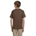 thumbnail image 3 of Fruit of the Loom Youth 5 oz. HD Cotton™ T-Shirt - 3931B, CHOCOLATE, M, 3 of 4