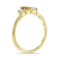 thumbnail image 2 of SZUL Women's 1/2 Carat TW Pear Shape Citrine and Diamond Ring in 10K Yellow Gold, 2 of 6