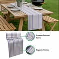 thumbnail image 5 of Light Purple Stripes Table Runner - 70 Inch Long, Kitchen Dining Table Runner Dresser Scarves, Modern Minimalist Horizontal Lines Farmhouse Decor for Coffee Tables Wedding Party Banquet, 5 of 8