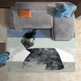 thumbnail image 3 of Stone Abstract III Washable Abstract Art Area Rug size 5'x8', 3 of 7