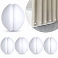 thumbnail image 4 of 10 Pcs Silicone Wrapped Curtain Liner Weights Magnetic Shower Curtain Weights, 4 of 10
