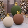 thumbnail image 4 of Taicans Giant Velvet Christmas Inflatable Balls Ornament - 15.7" Flocked Holiday Decor,Easy to Install for Yard,Porch & Tree - Outdoor Inflatable Xmas Decorations, 4 of 9