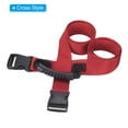 thumbnail image 3 of Carrying Strap with Handle, Cross Style Adjustable Nylon Belt for Moving Boxes Grocery Luggage, Red, 3 of 5