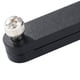 thumbnail image 2 of Bloque de tope de aleación de aluminio, localizador de línea ajustable para carpintería (negro), 2 of 3