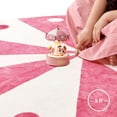 thumbnail image 3 of Alfombra Redonda Jinchan Carrusel Fucsia 150 cm Lavable para Niños, 3 of 9