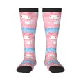 thumbnail image 2 of Lsque Sanrio Printed Crew Socks Men's Women's LightWeight Thin Casual Calf Socks ,Knee High Socks,Cotton Socks, 2 of 9