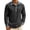 Black, variant on Mens Polos Shirt Long Sleeve Button Tee Shirt Loose Fit Green Tee Shirts for Men